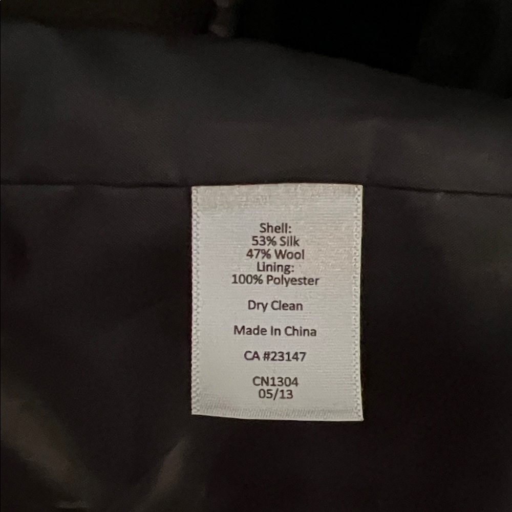 Talbots Elegant Black Blazer and Skirt Ensemble - Picture 5 of 9